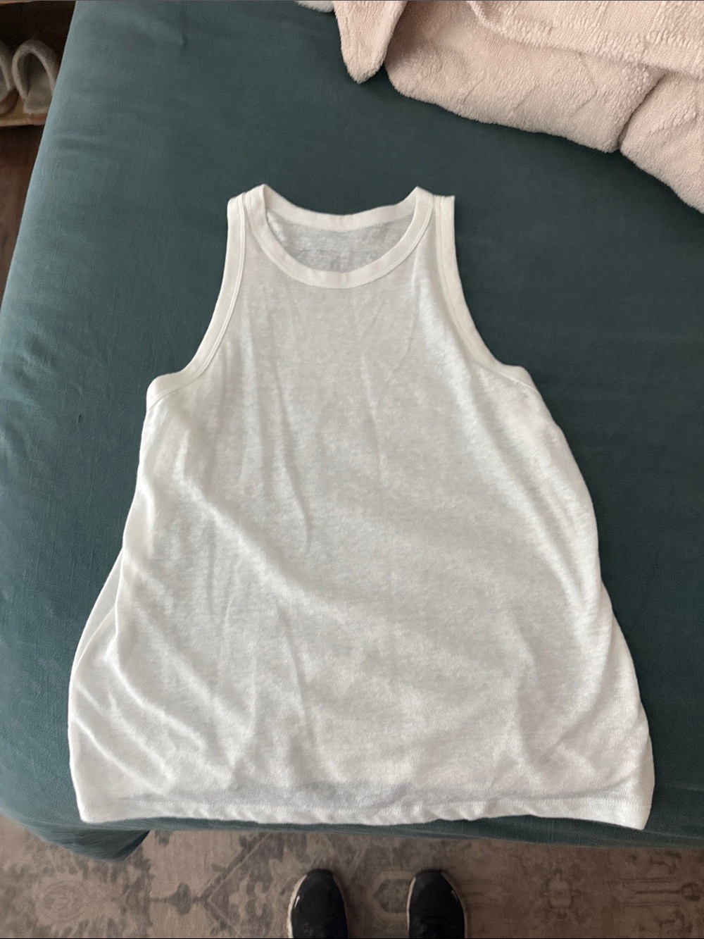 a new day White Racerback Tank Top